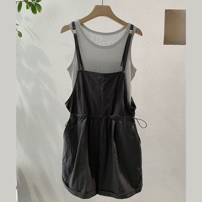 Vest + Camisole Jumpsuit Two Piece Set