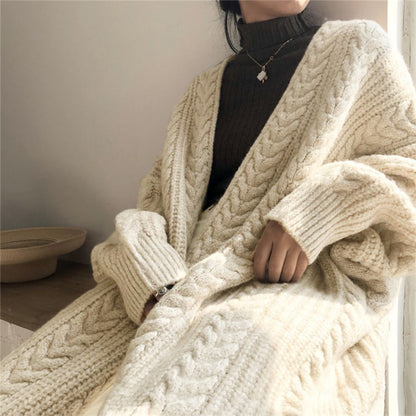 Japanese-Inspired Oversized Knit Cardigan