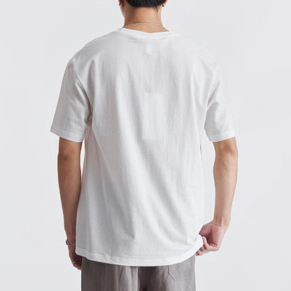 Simple Contrast Stitch Short Sleeve T Shirt