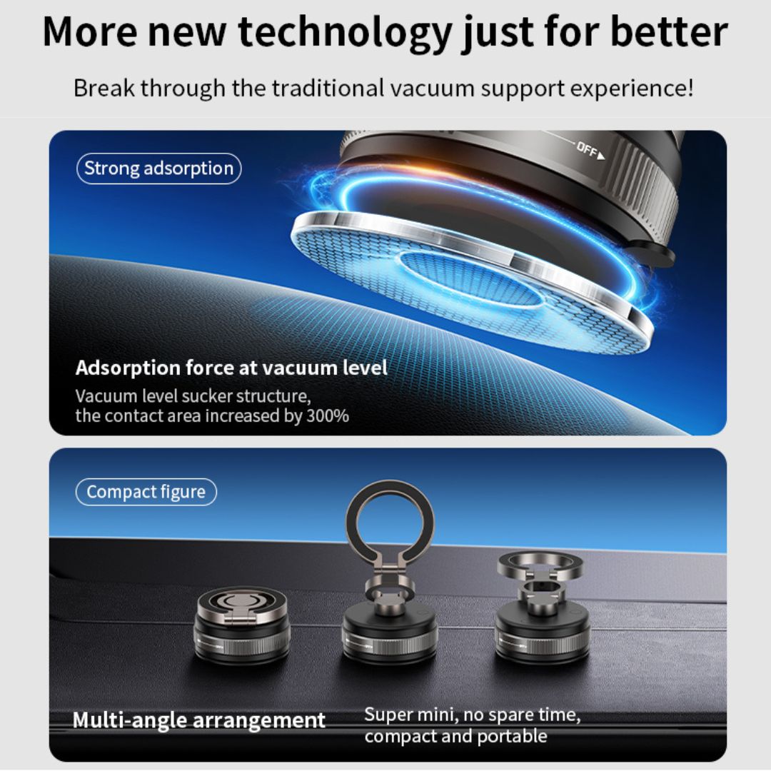 D1X Vacuum Folding Magnetic Phone Holder