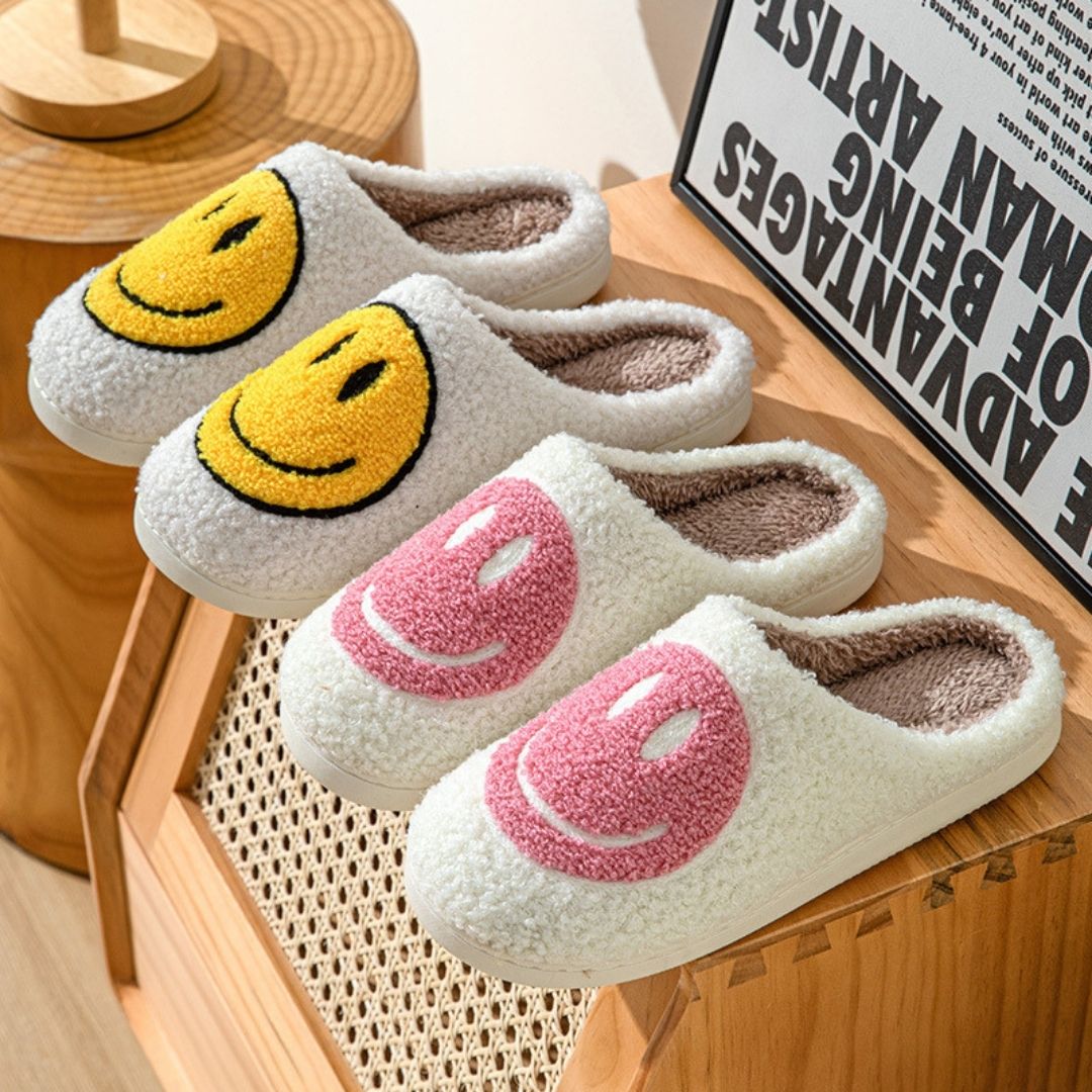 Smiley Face Anti-Slip Slippers
