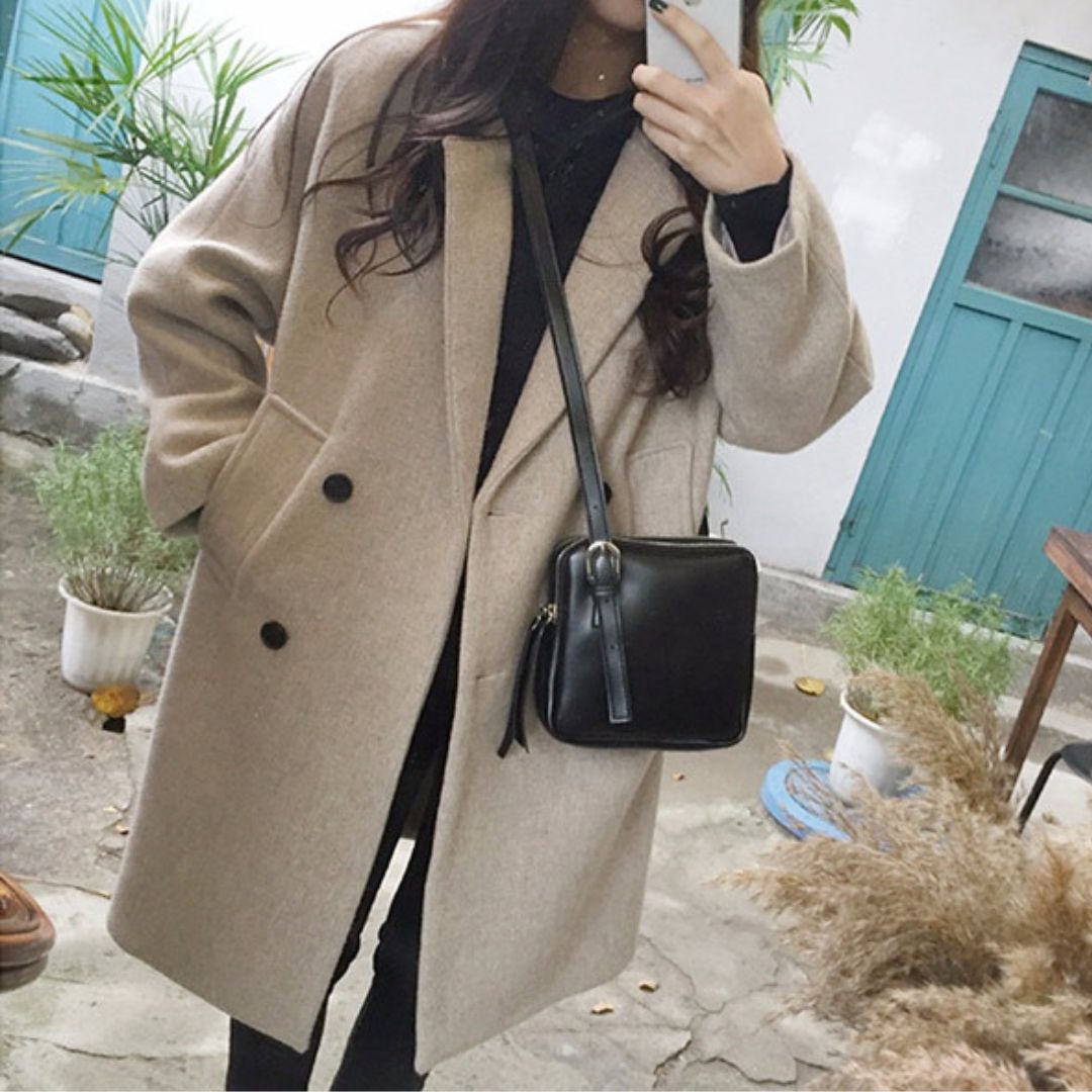 Loose Mid Length Coat