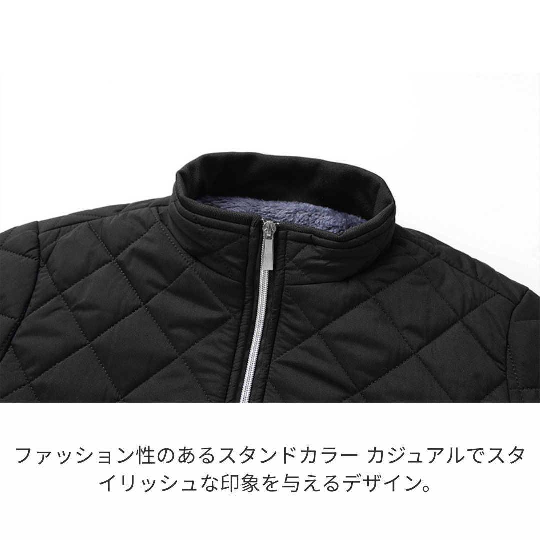 Men's Stand-Collar Casual Thermal Jacket