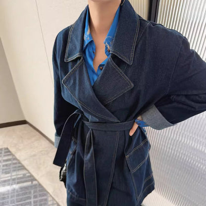 ファッション デニムウエストジャケット