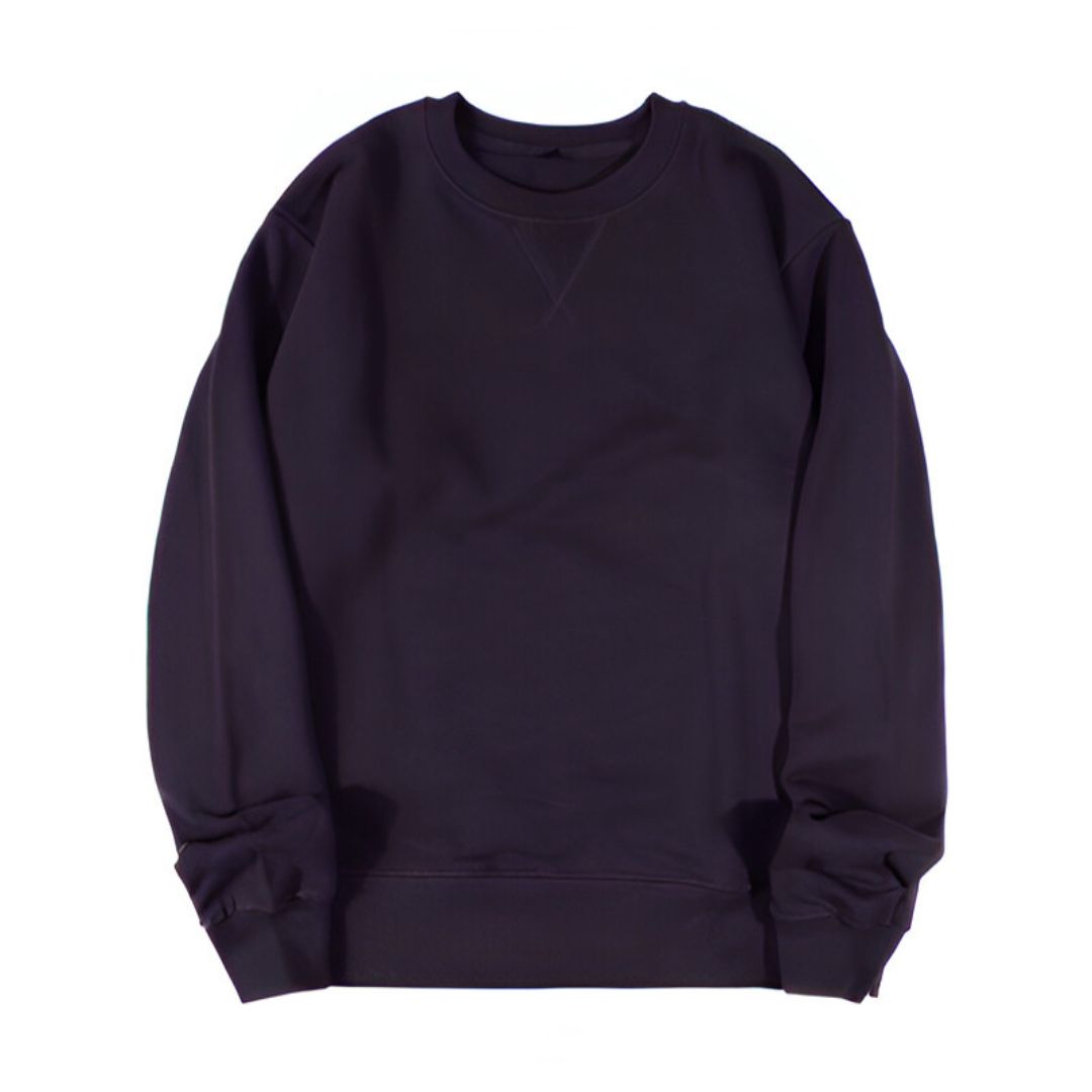 340g Solid Color Loose Sweatshirt