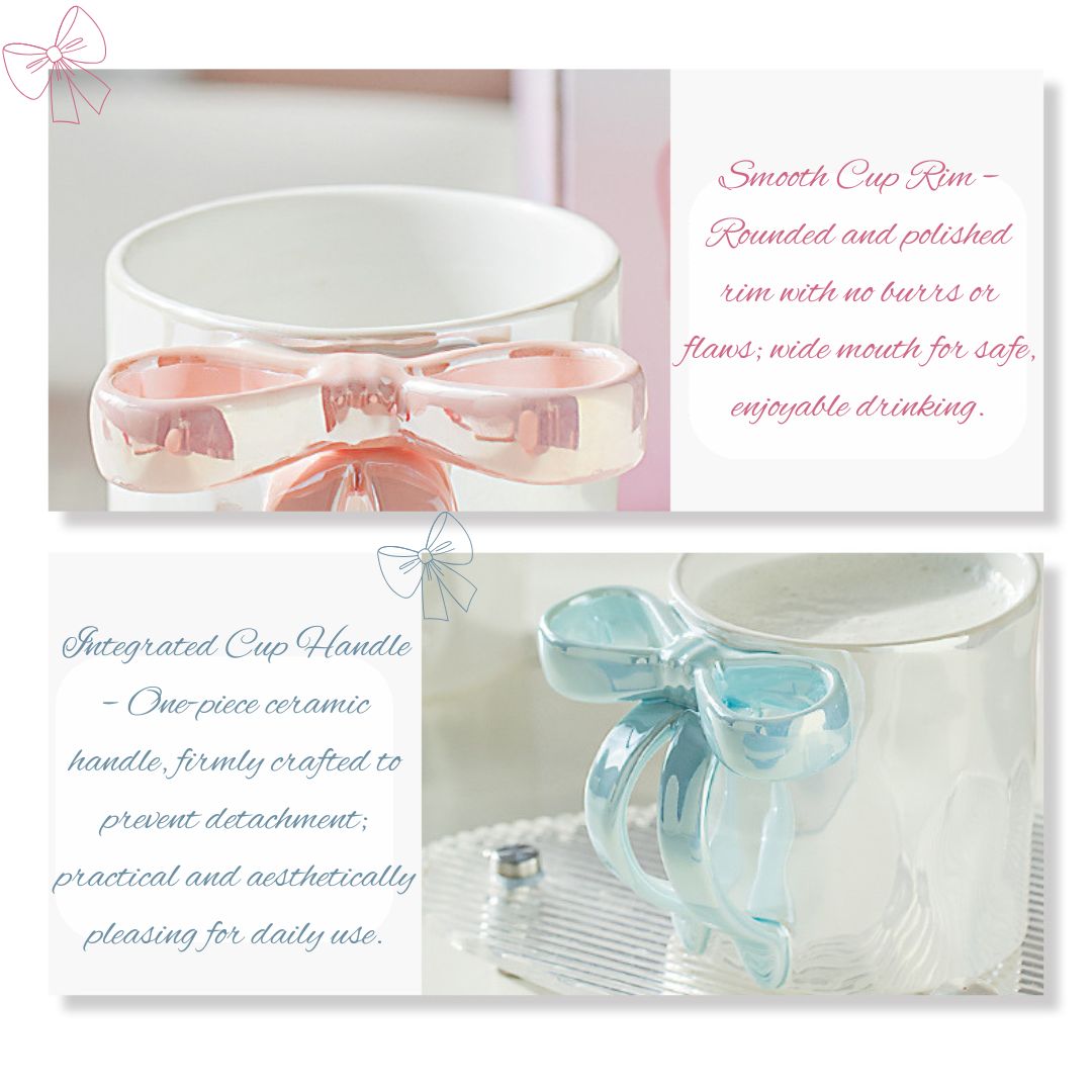 Bowknot Ceramic Cup