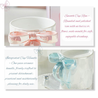 Bowknot Ceramic Cup