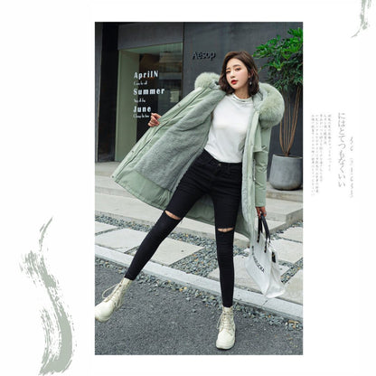 Fur Collar Fleece Lined Jacket