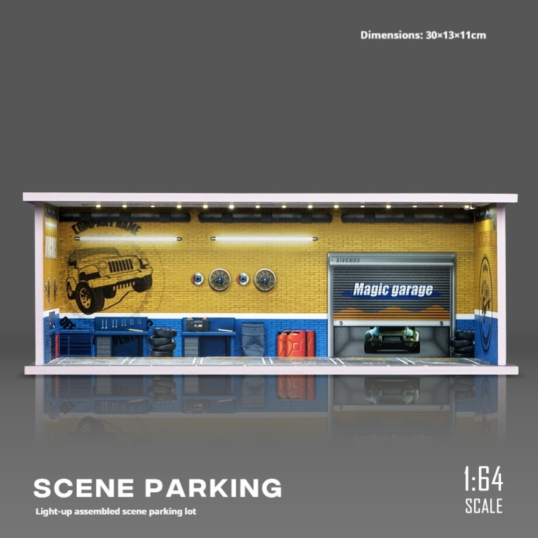 1:64 Parking Lot Lighting Scene Box