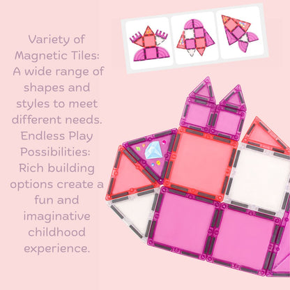 3D Stained-Glass Magnetic Building Tiles