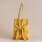 Bowknot Canvas Shoulder Bag