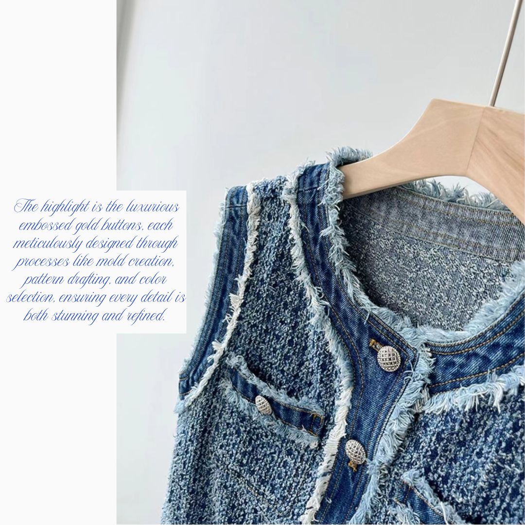 Vintage Denim Vest