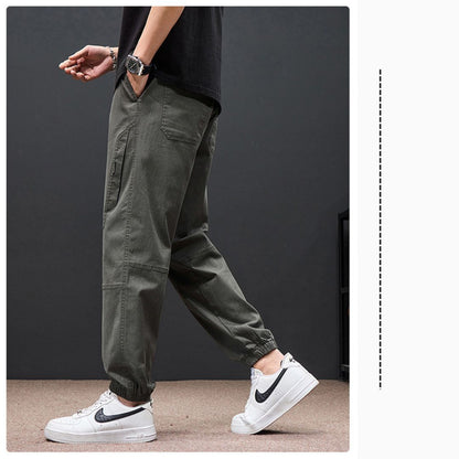 New Summer Lightweight Cuffed Trousers