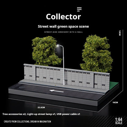 1:64 街路囲いの照明シーン