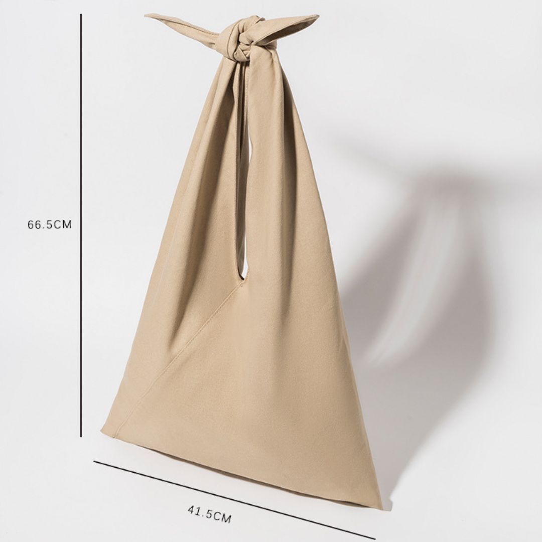 Knotted Triangle Shoulder Bag
