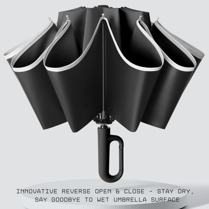 125cm Buckle Handle Reverse Umbrella