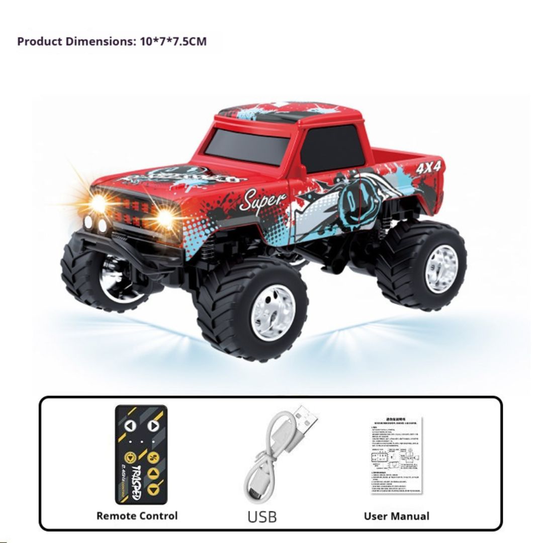 1:64 Mini Remote Control Monster Off-Road Vehicle