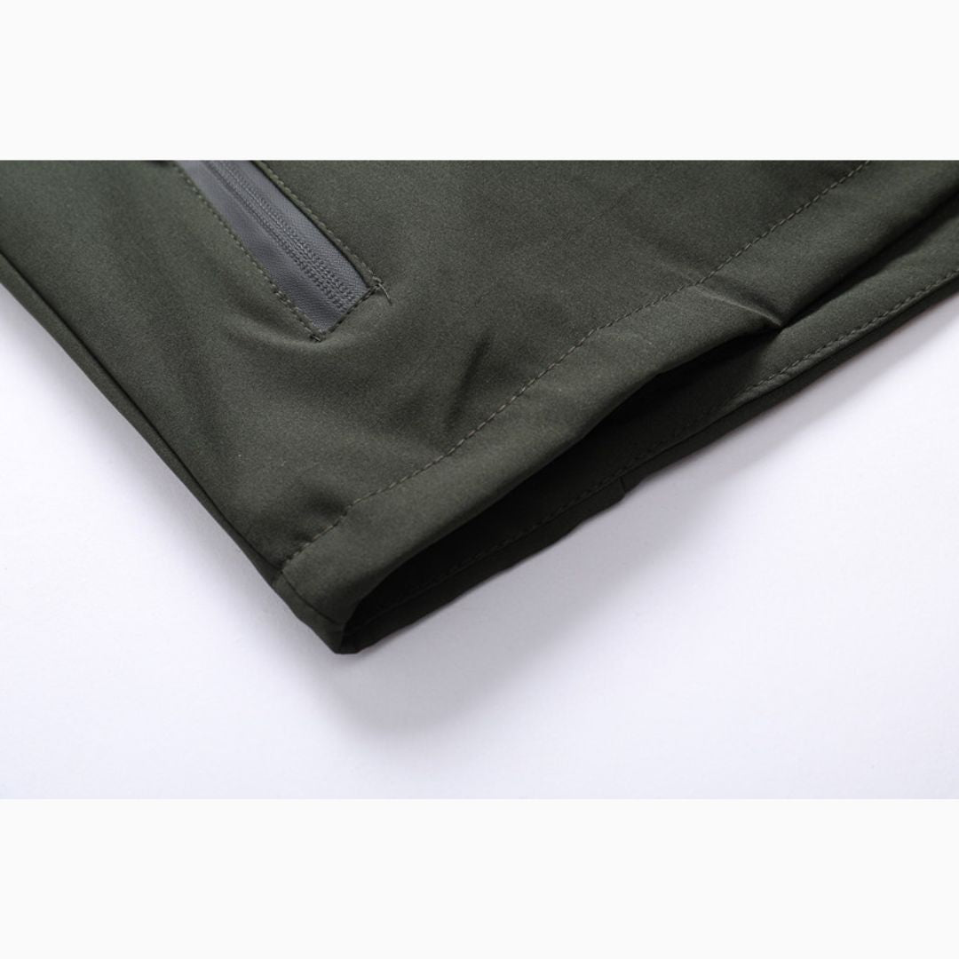 Solid Color Hooded Windbreaker