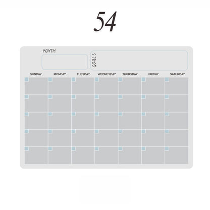 磁性可擦寫月曆板套裝 