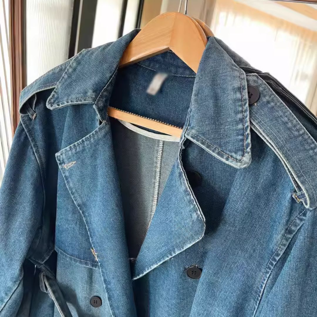 ファッション デニムウエストジャケット