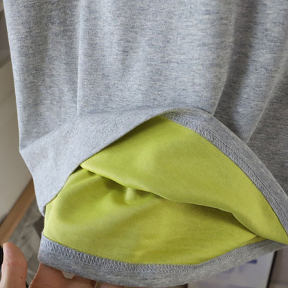 Color Block Crew Neck Versatile Short Sleeve T Shirt