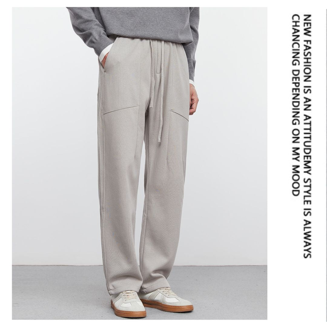 Loose straight casual pants