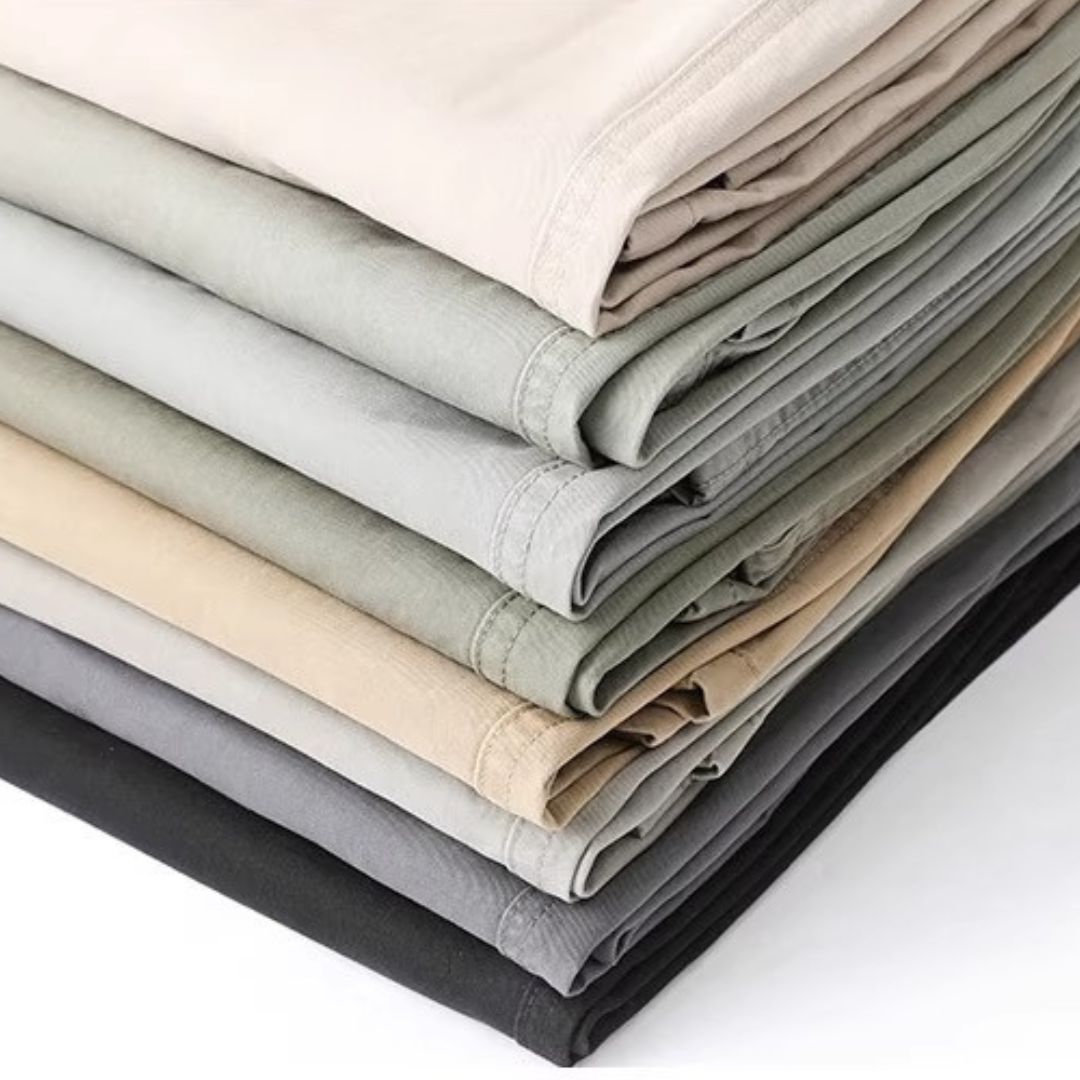 Thin Loose Tapered Cropped Pants