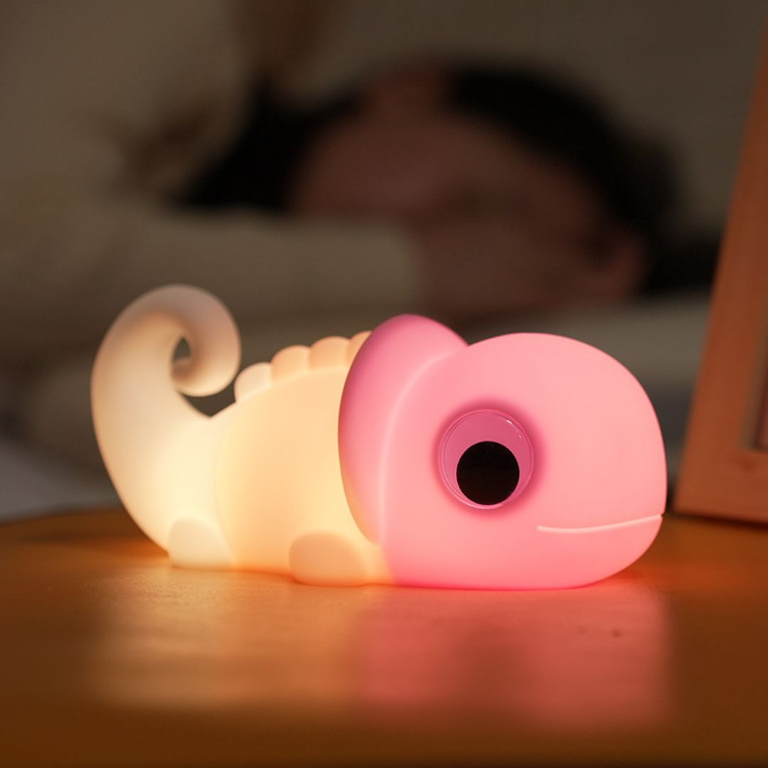 Chameleon Silicone Tap-to-Light Night Lamp