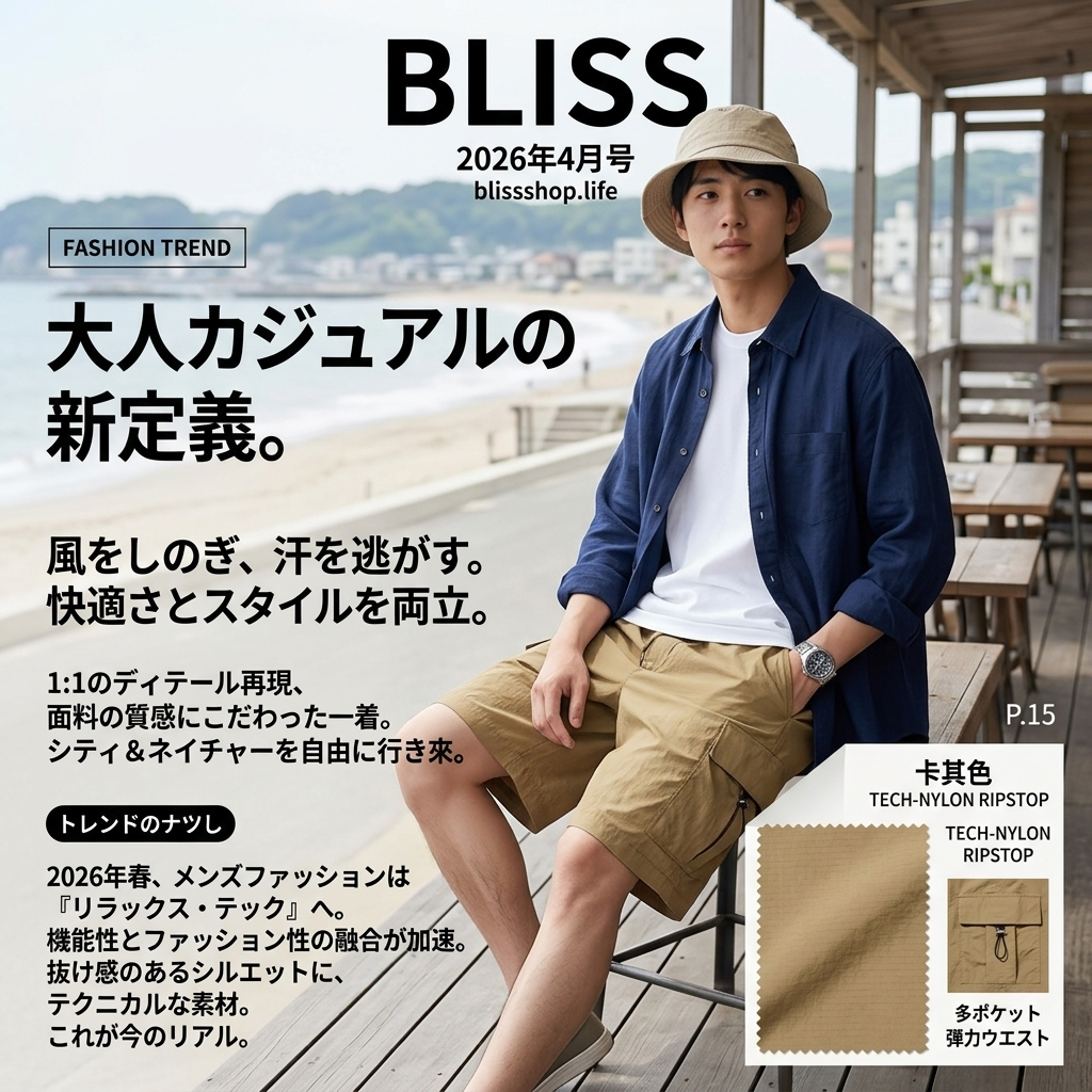 メンズ アイシー 速乾 カジュアルパンツ