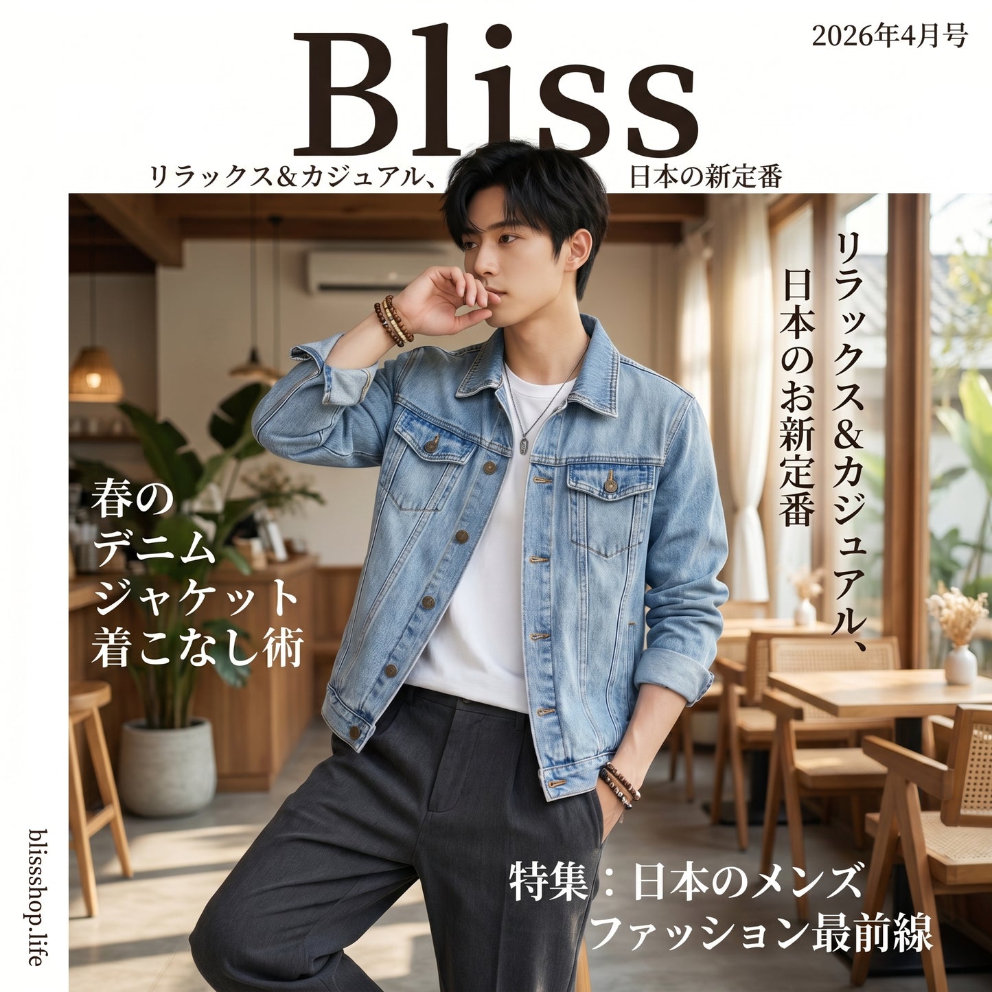 男士修身牛仔外套