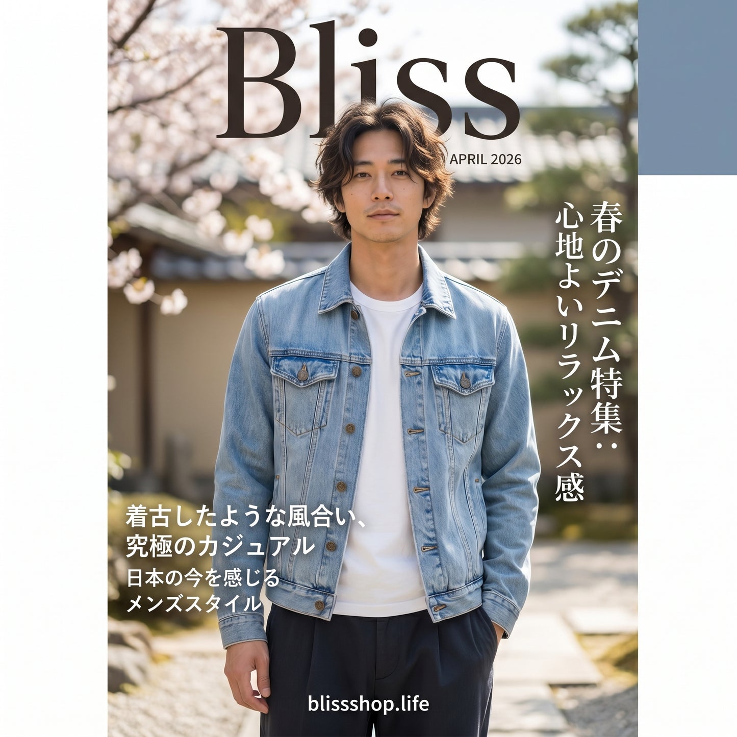 男士修身牛仔外套