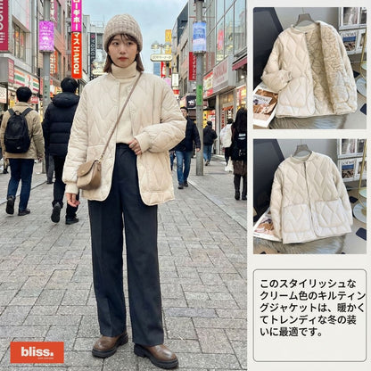 加絨加厚羊羔絨棉外套