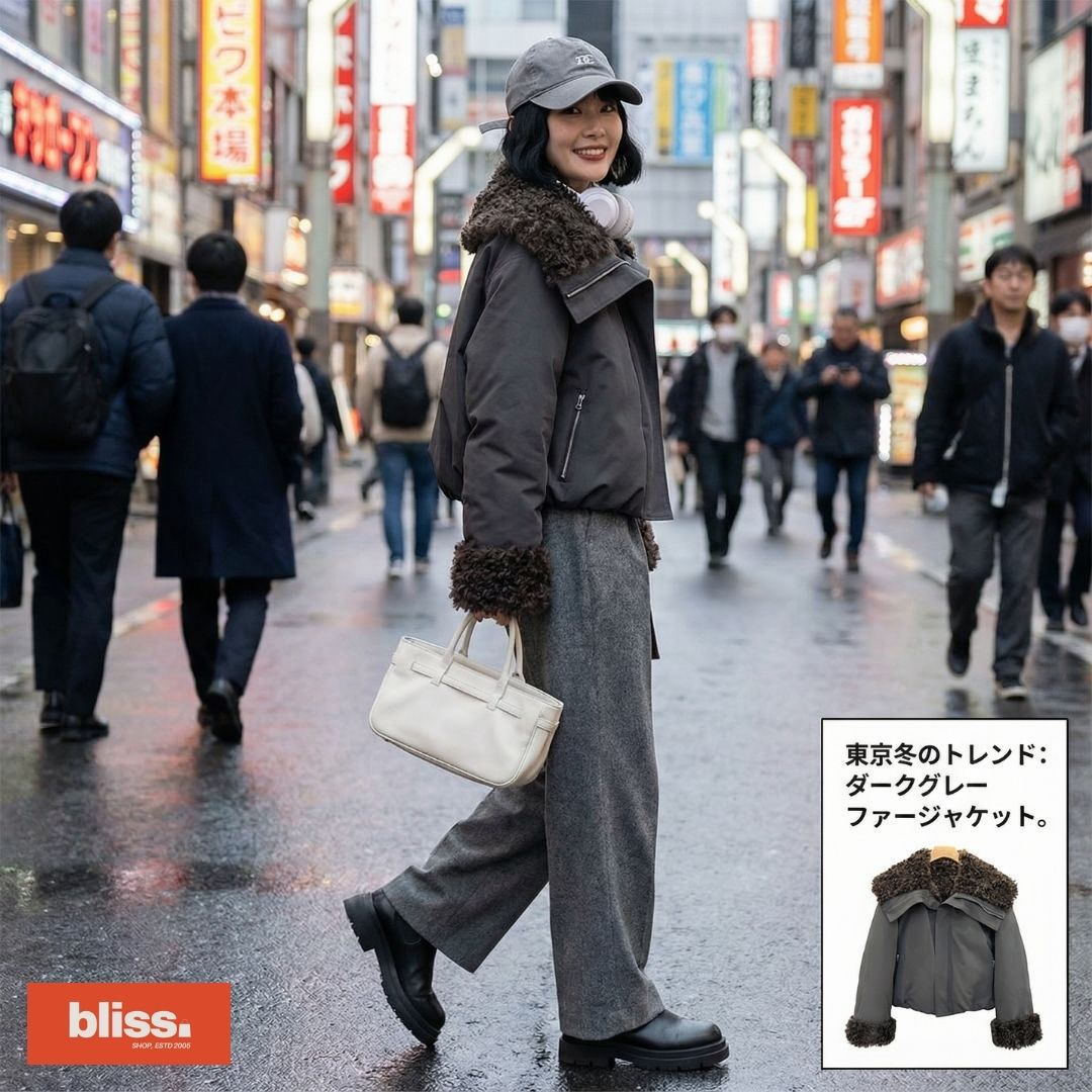 オーバーサイズラペルシェルパコットンジャケット