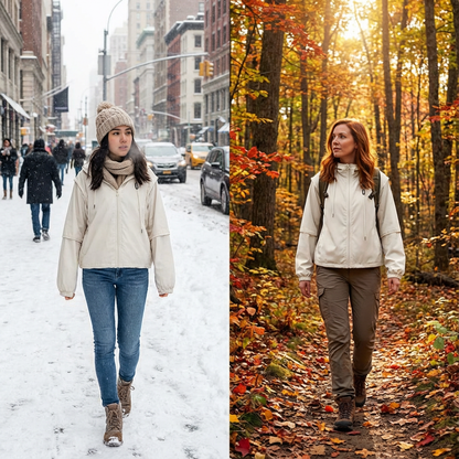 Autumn And Winter Hooded Jacket