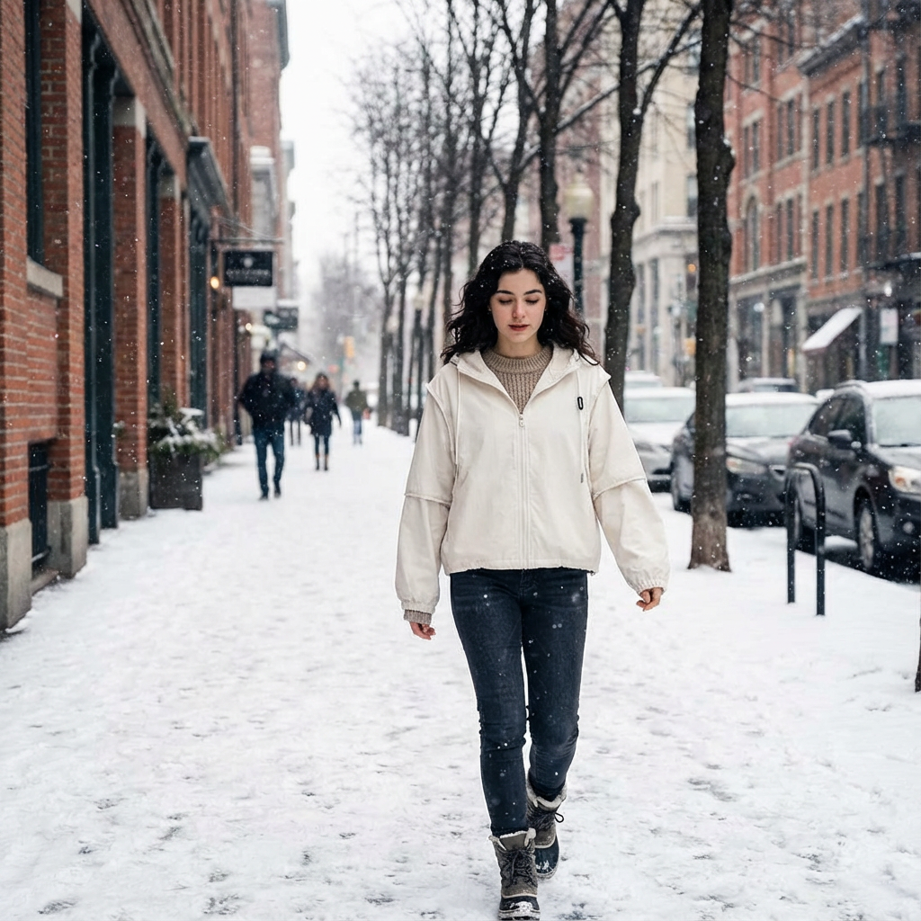 Autumn And Winter Hooded Jacket