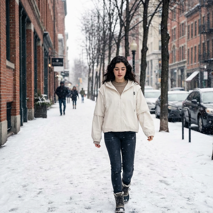 Autumn And Winter Hooded Jacket