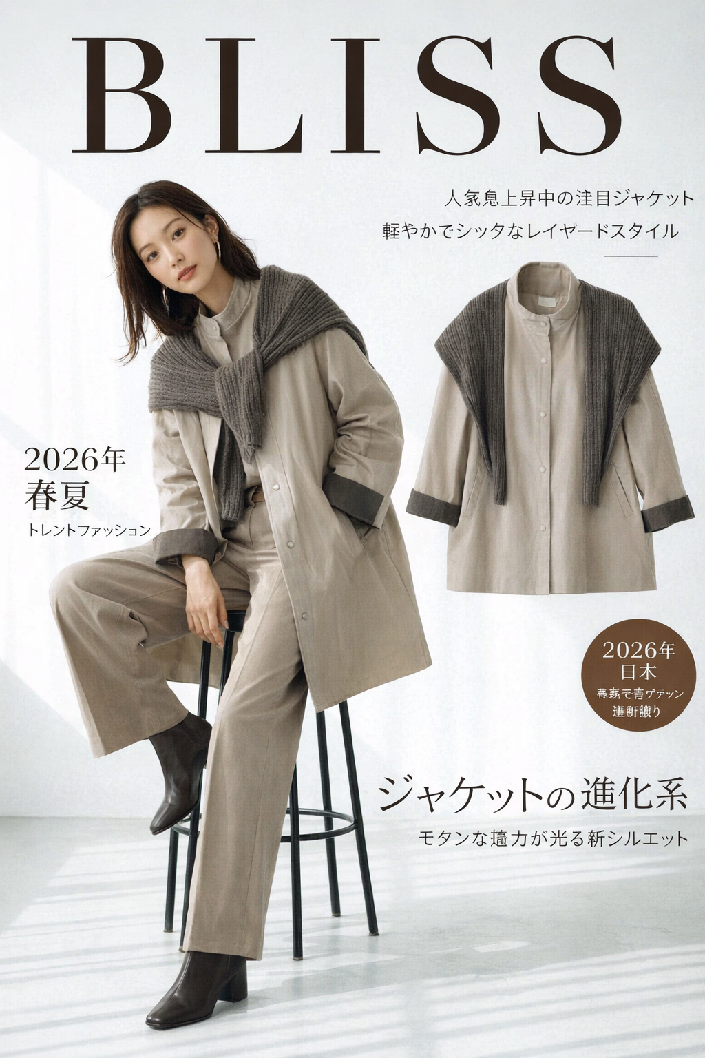 英倫風休閒外套