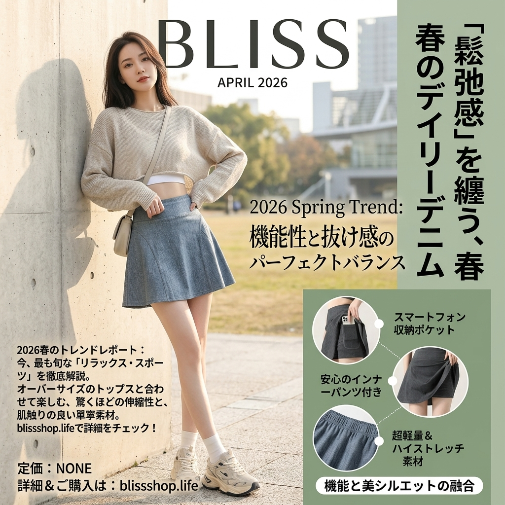軽量デニムスコート
