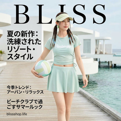 スポーティプリーツ水着セット