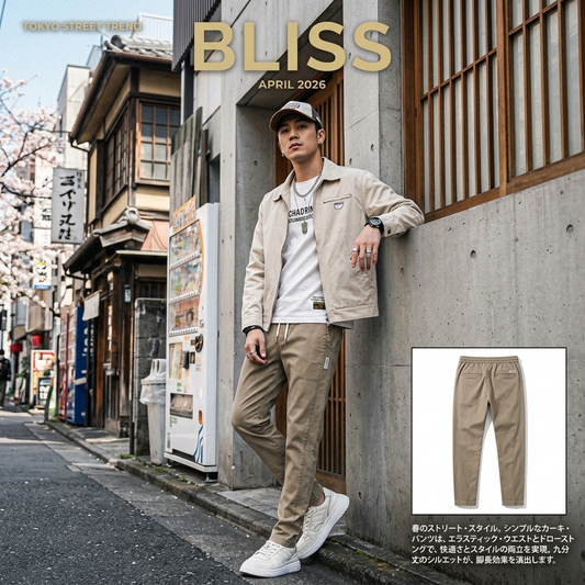 シルキーストレートレッグフェイクデニムトラウザーズ