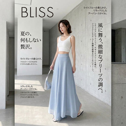 Lightweight Tencel Skirt Pants