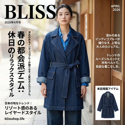 ファッション デニムウエストジャケット