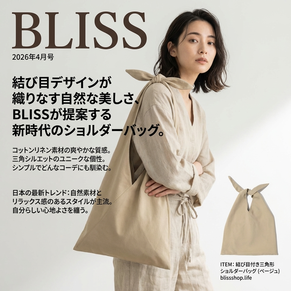 Knotted Triangle Shoulder Bag