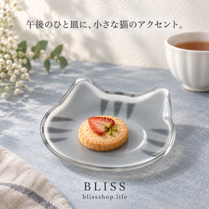 日本小貓下午茶點心碟 