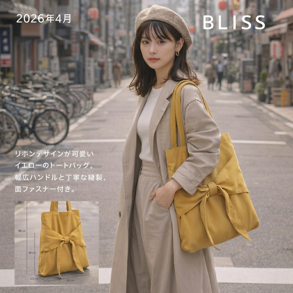 Bowknot Canvas Shoulder Bag
