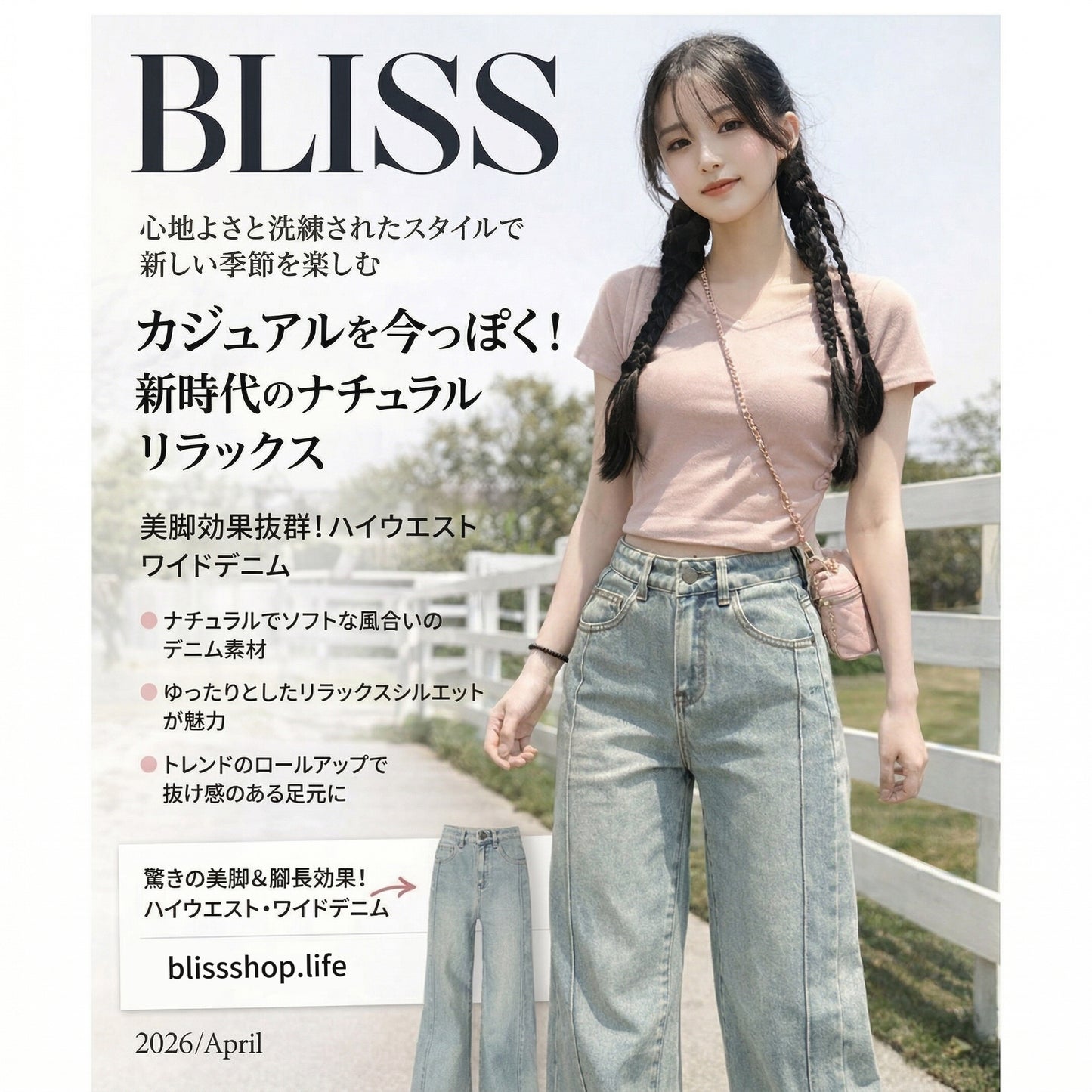 新しいストレートレッグワイドレッグジーンズ