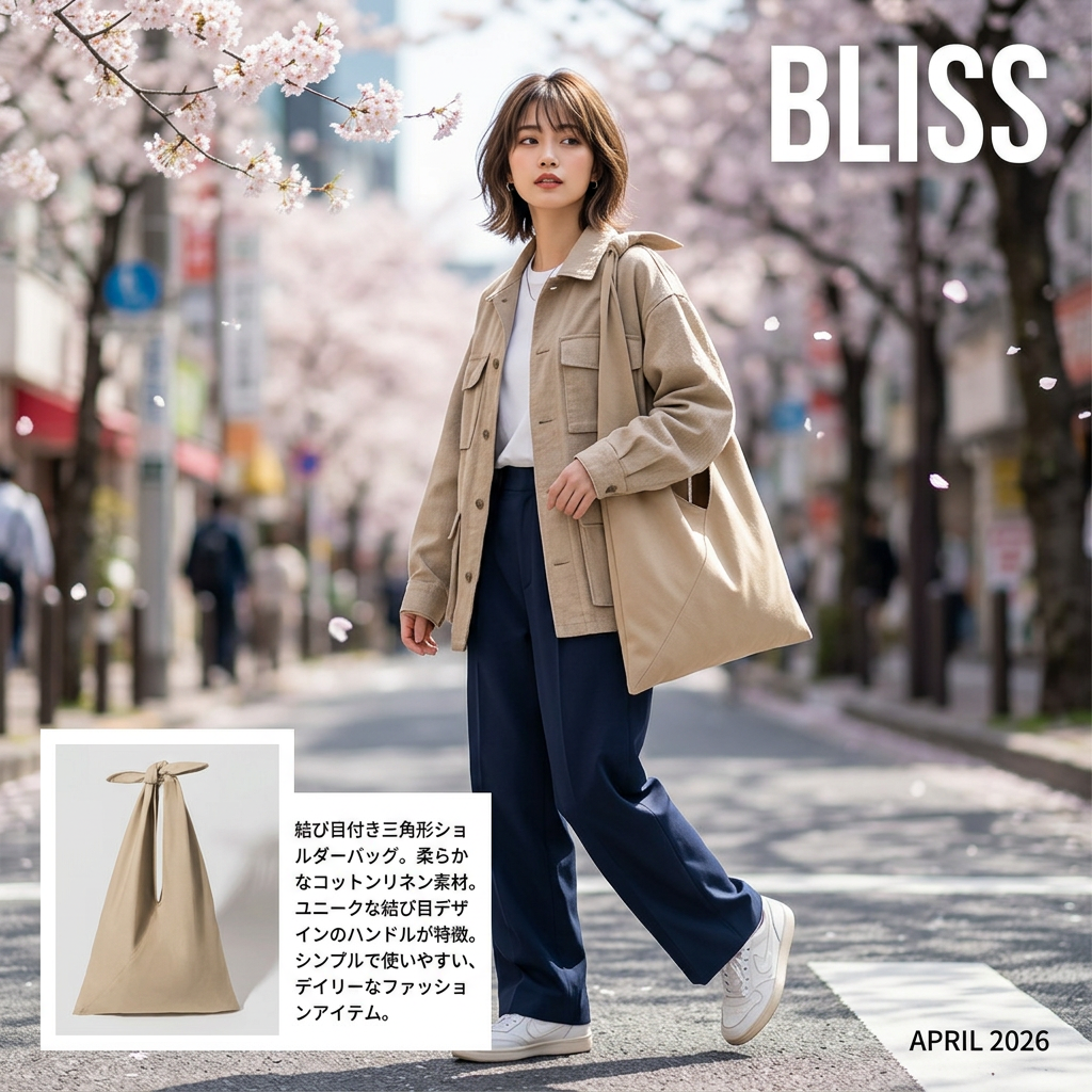 Knotted Triangle Shoulder Bag