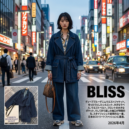 ファッション デニムウエストジャケット