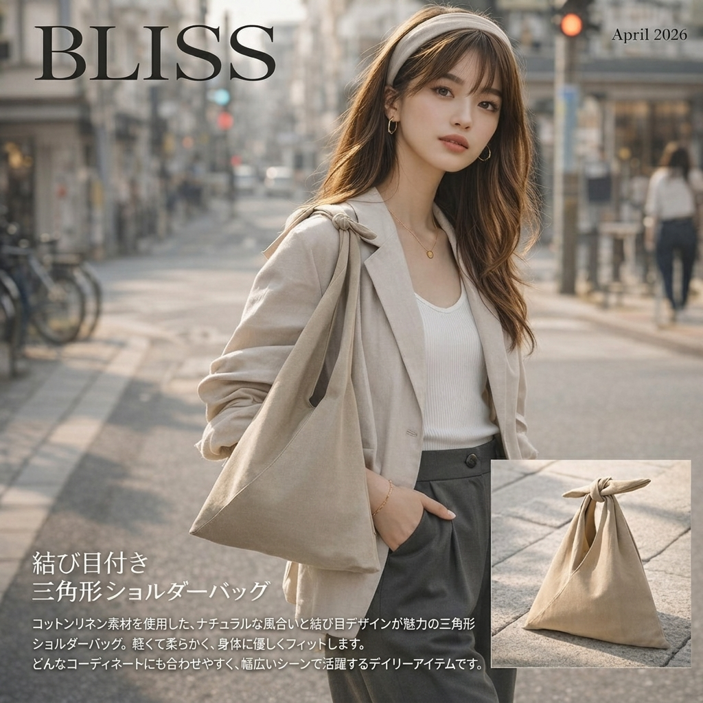 Knotted Triangle Shoulder Bag