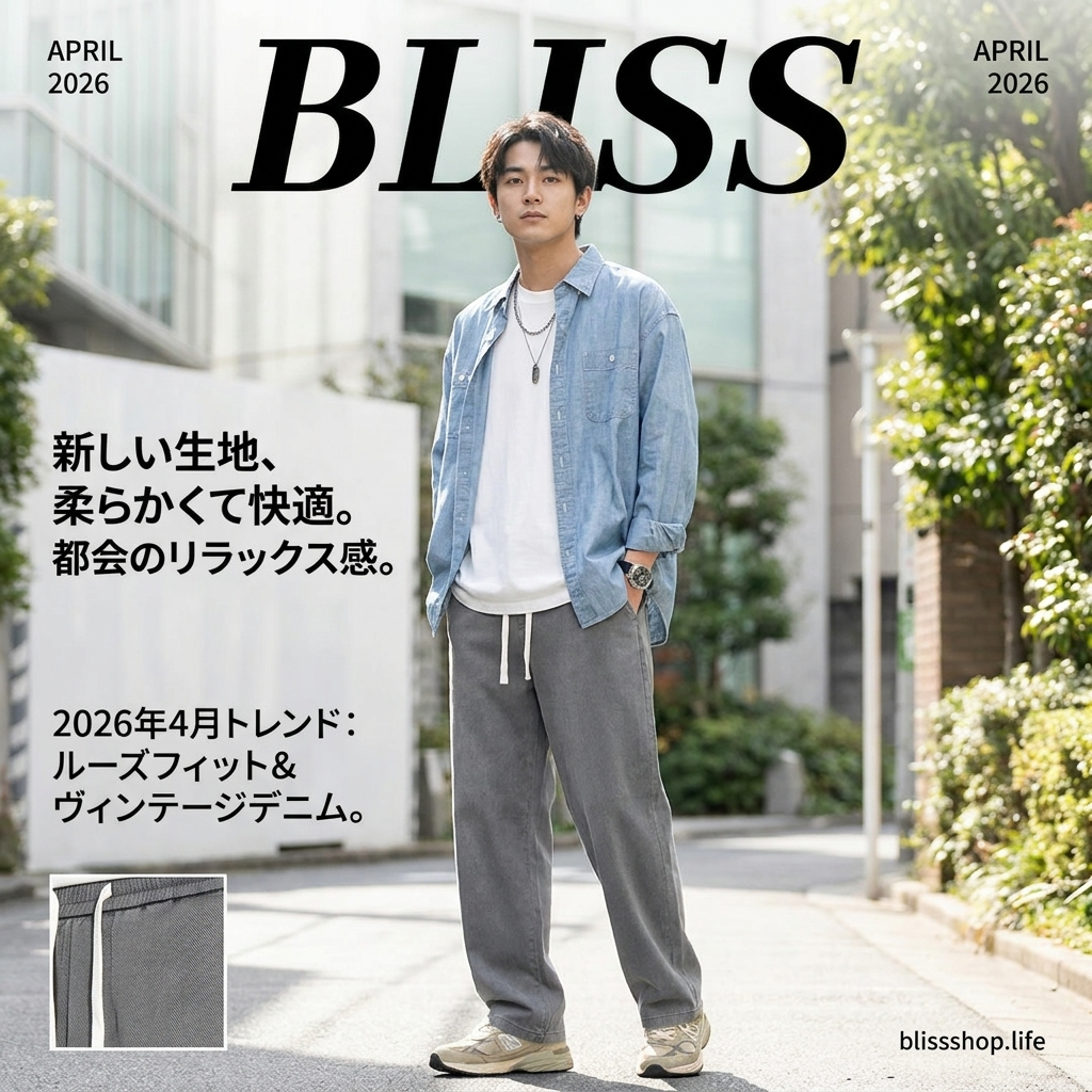 ゆったりカジュアルパンツ